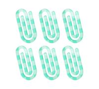 6Pcs Multipurpose Document Clip Acrylic Paperclip Bookmarks Book Page Holder Clip for Textbook Novel Notebook Journal Acrylic Bookmarks