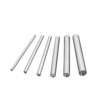 6Pcs Mushroom Domed Snap Rivet Tool Set, Heat Treated Steel Punch for 5-10mm Spike Studs, Leather Craft Fabric Cutting Hand Tools