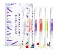 6Pcs Nail Cuticle Oils Nail Nutrition Oil Pen Nail Treatment Pen 6 Smell Cuticle Revitalizer Prevent Agnail Nourish Skin (6 pcs)