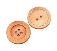 6pcs Natural Wooden 4-Hole Buttons for DIY Handmade Clothing Sewing Accessories and Decorative Crafts 10-25MM for Sewing, Crafting(Color2,10MM)