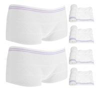 6pcs Net Pants for Incontinence Pads, Fix Reusable Net Knickers -Large Washable High Density Mesh Pants Breathable Incontinence Pads Briefs for Women, Men for Daily Use, Travel(Random Color)