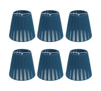 6pcs Nordic Modern Blue Cloth Lamp Shade for Ceiling and Wall Lights