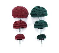 6Pcs Nylon Buffing Mushroom Wheels, 2/3/4 Inch, 6mm Arbor