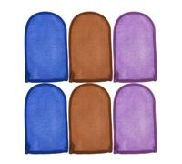 6pcs Nylon Exfoliating Bathing Gloves Thickened Design for Shower