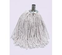 6pcs of Metal Galvanised Steel clip TWINE Yarn Cotton Mop Head Large or Jumbo Thick Absorbent Yarn For Everyday Use Home Work Commercial Industrial Mop Heads Heavy Duty Long Lasting (6pk Jumbo 400g)