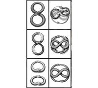 6PCS Of Ouroboros-Themed Herbal Tattoo Stickers, Waterproof, Sweat-Resistant, And Non-Reflective, Suitable For Both Men And Women On The Arms, Sides Of The Waist, And Legs, With A Dark Style