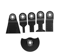6pcs Oscillating Multitools Flush Cutting Blade For Oscillating Multi Tools Power Oscillating Tool Blades Quick Release Saw Blades High Carbon Steel For Cutting Wood Plastic