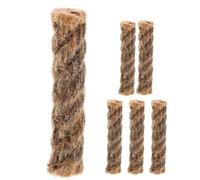 6pcs Outdoor Jute Fire Starter Rope for Backpacking and Wood Stoves