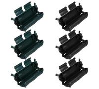 6pcs Outdoor Waterproof Extension Cord Connection Box with 2 Latches | Plastic Shell, UV Resistant Protection, Clip-on Design, for Garden Projects and Camera Connections