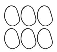 6pcs Oxygen Cylinder Bumper Ring Rubber Impact Guard for Tanks | Black Rubber, Shock Absorption and Anti-slip Fit, Industrial Outdoor Use, Oxygen Bottle Accessory