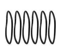 6pcs Oxygen Cylinder Rubber Guard Ring for Hospitals Black Rubber | 10.6 Inch Size, Anti Impact Shock Absorption, for Oxygen Bottle and Gas Cylinder Use, Wear Resistance