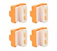 6Pcs Paper Cutter Replacement Blades Safe Pressing Paper Trimmer Spare Blades for A4 Paper Trimmer Card (Orange)