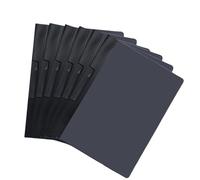 6Pcs Paper File Sleeves Test Paper Organiser Document Folder with Rotating Side Open Clamp for File Document Test Pape Rotating Clip Folder