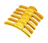 6Pcs Pastel Styling Hair Clips Set- Hair Clamps Clips, Hair Clips Croc Clips and Rat Tail Comb for Styling, Sectioning, Cutting, Coloring Large Hair Clip