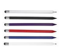 6pcs Pencil-style Stylus Pen for Tablets and Smartphones, Plastic