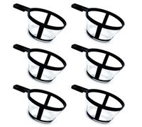 6Pcs Permanent Coffee Crafted from Nylon Suitable for Various Brewing Way Including Press Type Permanent Coffee Filter