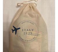6PCS Personalized Hangover Recovery Kit Drawstring Bags,Business Logo Welcome Bag - Company - Company Branding - Branded - Logo Drawstring Bags - Customer Th