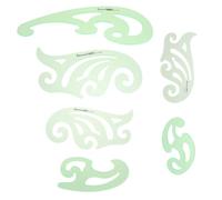 6pcs Pet Drawing Template Ruler Shapes for Artists Students