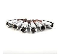 6pcs PH Pozi Bit Socket Set, 1/4 Inch Drive PH1 PH2 PH3 for PZ1 for PZ2 PZ3, Perfect for Electricians and Repair Work