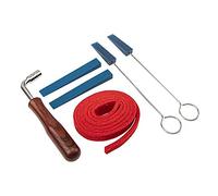 6Pcs Piano Tuner Tools, Piano Tuning Kit Professional Metal Rubber Tuning Mute Kit Including Hammer Mutes Strip for Turn