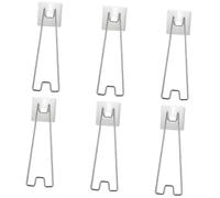6Pcs Picture Frame Easels Brackets with Adhesive, Big | Photo Frame Back Stand