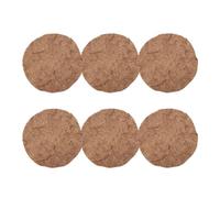 6pcs Pigeon Nest Pad Breathable Coconut Fiber Brown Bedding for Birds