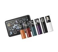 6Pcs Pigmented Matte Lip Glosses Pack Fade Proof NonCracking Design For Extended Wear Day Night Looks Lip Makeup Set