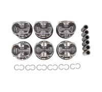 6pcs Piston 84 STD 22mm 84mm Compatible With F20 F21 F30 F10 X3 X4 X5 X6 N55B30 N55B30A Engine Fits Part Number 11258619196 1 Year