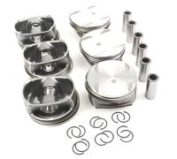6PCS Piston And Ring Set 2720308917 Compatible With C350 C350 E350 M272 3 5L Engine Fits A2720308917 A2720309717 A2720304317 A2720302217
