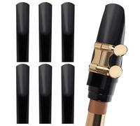 6Pcs Plastic Alto Saxophone Reeds, Mouthpiece Reeds for Alto Saxophone Mouthpiece Reeds Strength 2.5 Repairs Accessory