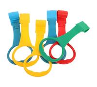 6pcs Plastic Baby Pull up Rings Playpen Handles for Standing