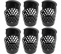 6Pcs Plastic Billiard Ball Storage Pockets, Pool Table Web Drop Net Baskets, Durable Lightweight Ball Catcher Bags for Standard Billiard Tables, Home or Game Room Use Practical design