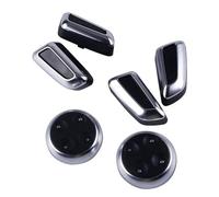 6Pcs Plastic Car Seat Adjustment Switch Control Button Cover Trim Fit For Audi A4 Q5 A5 A7 Q3 Q7 2013