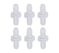 6Pcs Plastic Check Valve Non Return One Way Inline Valve for Liquid and Gas 3/8inch 10MM Interface Diameter Water Treatment Air Purification (CDPV6)