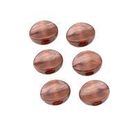 6pcs Plastic Guitar Tuning Pegs Buttons Tuners Head Button Handle Button Small Concave Hand Electric Guitar Button Head guitar accessories(Red)