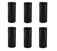 6pcs Plastic Loose Powder Bottle, Mini Empty Talcum Bottle Refillable Cosmetic Powder Dispenser Travel Cosmetic Glitter Eye Shadow Shaker with Sifter and Lids(60ml)