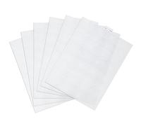 6pcs Plastic Mesh Canvas Sheets, 14 CT Clear for Embroidery Making, Cross Stitch Aida Screen for Crafts DIY Crochet Projects (11x8.2 inch)