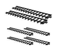 6pcs Plastic Train Track Connector Pieces for Model Railway Sets