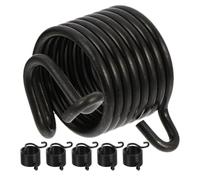 6pcs Pneumatic Spring Retainer Set for Air Hammer Shovel Tools | Heat-treated Alloy Steel, Black Finish, Quick Rebound Action, Suits Standard 150, 190 and 250 Hammers