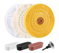 6PCS Polishing cloth wheel, wood carving, polishing, waxing and polishing wheel