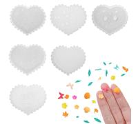 6Pcs Polymer Clay Molds, Mini Floral Clay Molds for Jewelry Making, Spring Polymer Clays Earring Cutters, Polymers Clay's Mold for Jewelry (Substitute Polymers Clay Cutters)