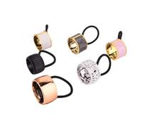 6pcs Ponytail Holder Set Plastic Hair Ties Elastic Hair Rope