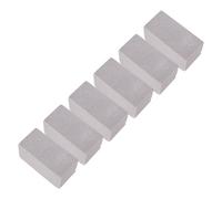 6PCS Pool Pumice Stones, PVC Material Blocks for Kitchen Sink Toilet Bowl Bathtub Shower, Eliminate Tough Water Scale, Long Accumulated Lime and Smudge with Multiple Uses (L)