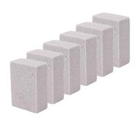 6PCS Pool Pumice Stones, PVC Material Blocks for Kitchen Sink Toilet Bowl Bathtub Shower, Eliminate Tough Water Scale, Long Accumulated Lime and Smudge with Multiple Uses (M)