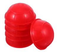 6pcs Portable Silicone Vacuum Cupping Cups for Home Muscle Relaxation | Reusable Silicone, Red 7.5cm Size, Lightweight Design, for Home Use and On-the-go Body Care