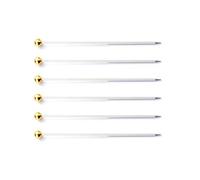 6PCS Practice Cake Tester Skewers Baking Tools Stainless Steel Cake Tester Needle Reusable Cake Test Stick