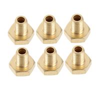 6pcs Precision Valve Connector Tyre Air Chuck Adapter for Tire Valves