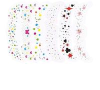 6PCS Pride Heart Freckles Face Tattoo - Glitter Temporary Tattoos with Love Symbols Waterproof LGBTQ+ Sparkle Stickers for Pride Parades, Weddings Date Nights (C)