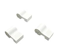 6Pcs Printed Plant Pot Risers Heavy Duty Hidden Flower Feet for Drainage Floor for Plants, Potted Plants(White)