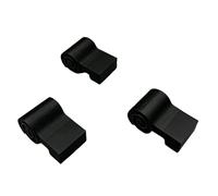 6Pcs Printed Plant Pot Risers Heavy Duty Hidden Flower Feet for Drainage Floor for Plants, Potted Plants(Black)